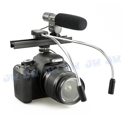 6" HOT / COLD SHOE EXTENSION BAR FOR CANON NIKON CS-15 KIWIFOTOS - Picture 7 of 7