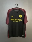 MANCHESTER CITY 2016/2017 AWAY FOOTBALL SHIRT NIKE SOCCER JERSEY SIZE L ADULT
