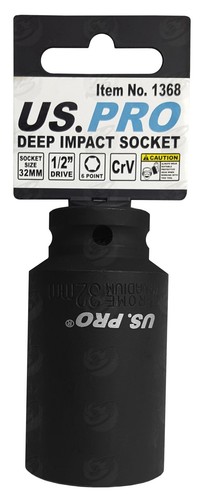 BERGEN-US-PRO-Deep-Impact-Socket-32mm-1-2-034-Drive-32mm-6-Point