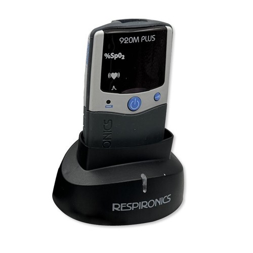 920M/Respironics Plus Pulse Oximeter with Brand New Filger Clip sensor - Picture 2 of 2