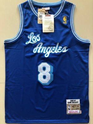 kobe bryant hardwood classic jersey 8 blue