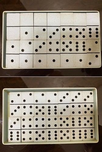 Juego de mesa original soviético vintage dominó Dnevropetrovsk década de 1970 - Imagen 5 de 11