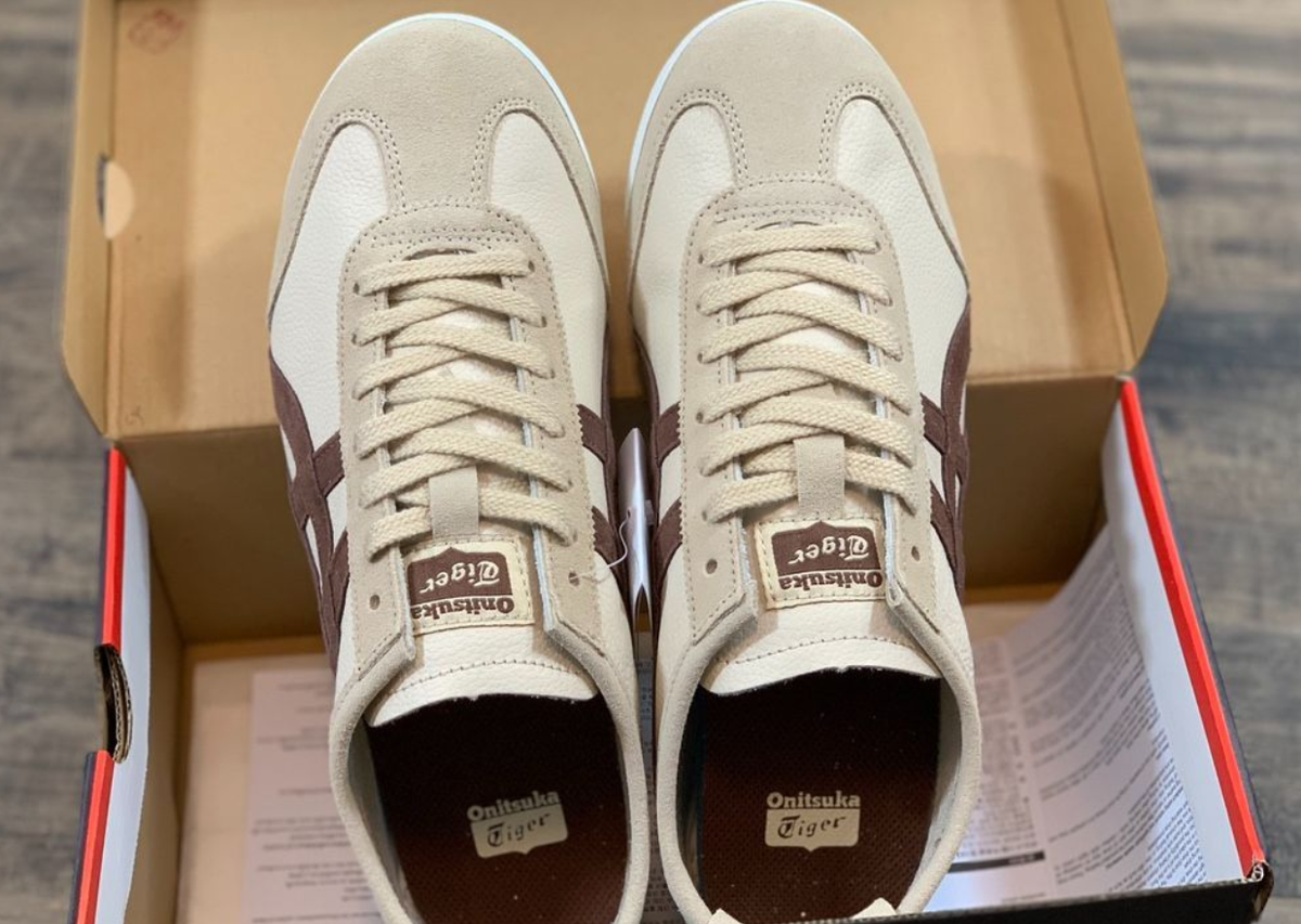 New Onitsuka Tiger Mexico 66 Sneakers Beige Brown UNISEX