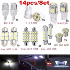 14pcs Car Interior Package Map Dome License Plate Mixed Led Kit Light Parts Usa 14pcs Car Interior Package Map Dome License Plate Mixed Led Kit Light Parts Usa