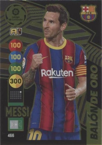 2020-21 Mosaic La Liga Lionel Messi Peacock Choice Prizm SP PSA 10