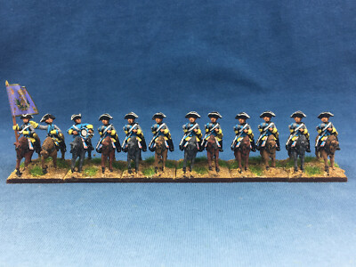 15mm SYW Seven Years War WGS painted Saxony Graf Brühl Chevauxlegers YB6
