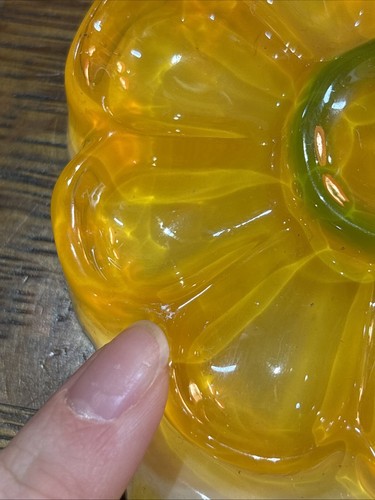 Vintage Retro Lucite Yellow Flower Spoon Utensil Rest Holder Kitchen 1960 1970 - Picture 2 of 11