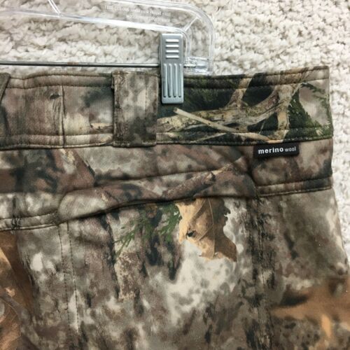 Cabelas Zonz Pants 40x32 Mens Brown Western Realtree Camo Merino Wool Hunting - Picture 8 of 15