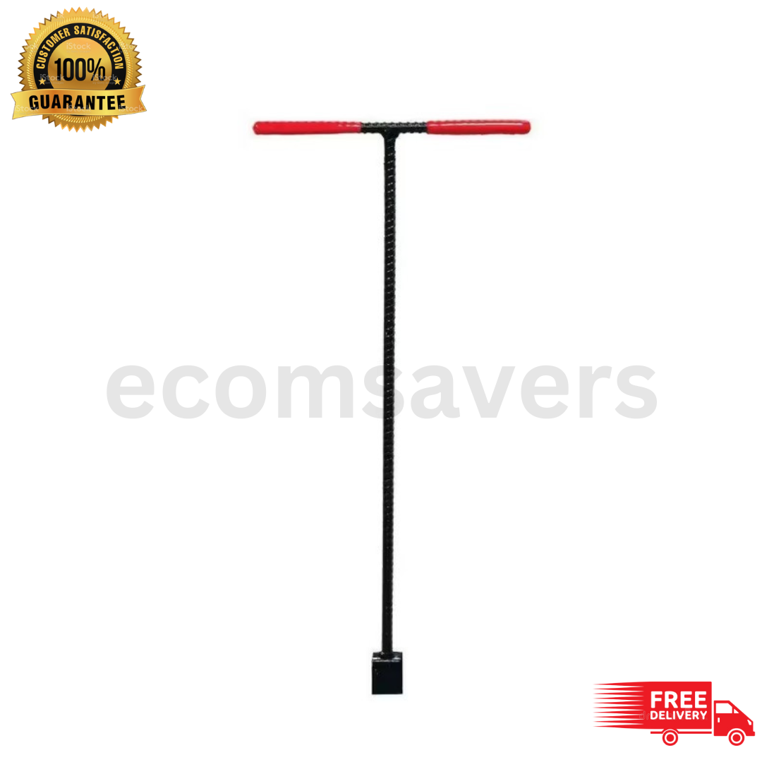 5 ft. Solid Steel Water Meter Valve Key with Grips 5 ft. Solid Steel Water Meter Valve Key with Grips