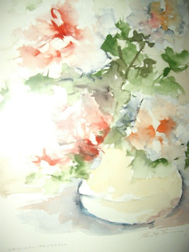 Aquarell, original von Alfons Stephan Thiery signiert und datiert, prof. gerahmt - Bild 2 von 10