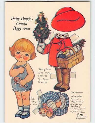 Postkarte Dolly Dingles Cousine Peggy Anne