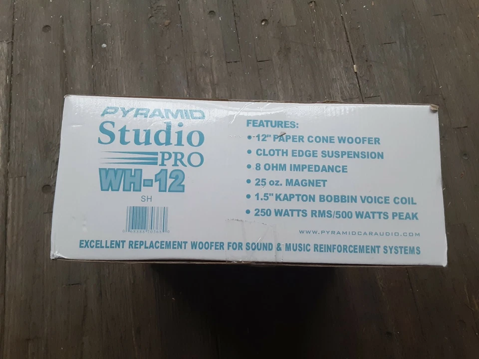 NEW WOOFER 12" PYRAMID 500WATT 8 OHM; STUDIO PRO SERIES WH12 - name your price - Image 2 of 2