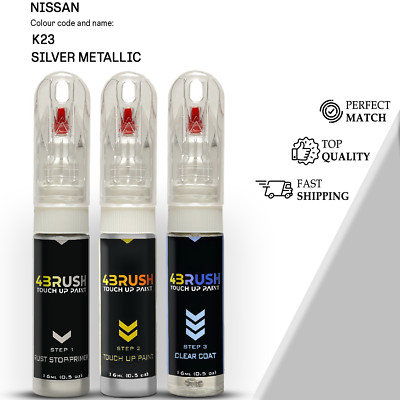 for NISSAN K23 SILVER METALLIC Touch Up Paint Scratch Repair Remove Kit Pen New