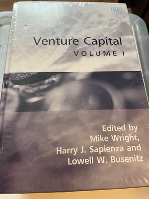 Venture Capital Volume l,ll,lll 3 Book Set Edited by Wright, Sapienza, Busenitz