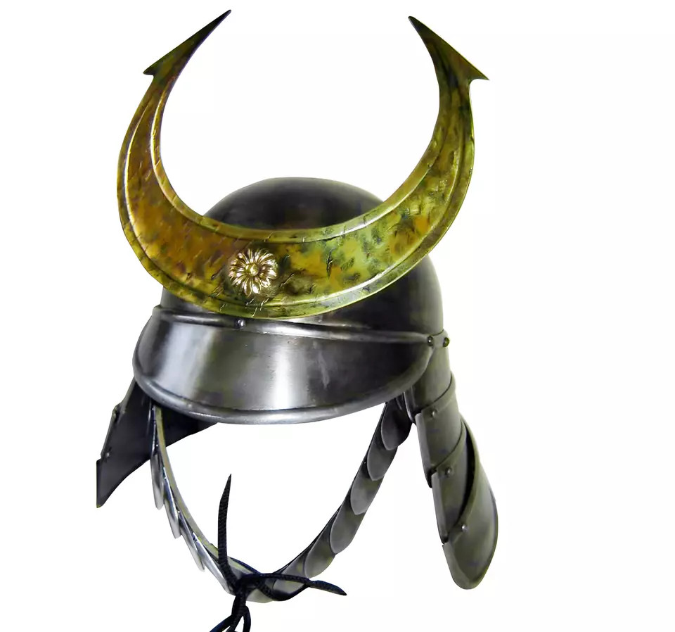 18GA CASCO SAMURAI medieval, réplica de casco de caballero de un casco con