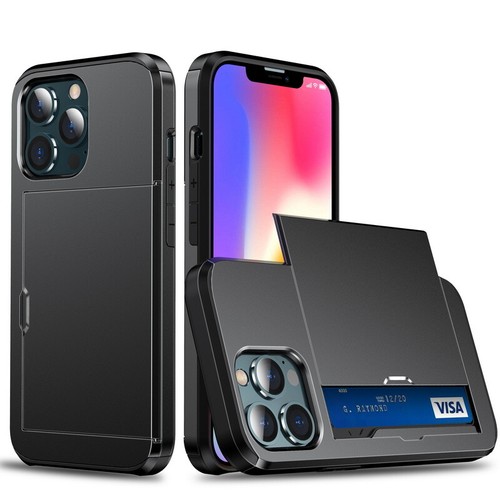 For iPhone 16 15 14 13 12 11 Pro Max mini XS XR 8 7 Plus Case Wallet Card Cover - Picture 17 of 26