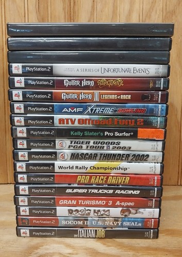 PLAYSTATION 2 BUNDLE 18 GAMES CONTROLLER MEMORY CARDS INSTRUCTIONS REMOTE - Picture 10 of 13