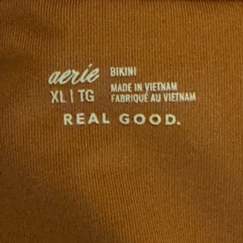 AA-127 Aerie NWT Brown Summer Swim Bikini Bottoms Size XL - Picture 8 of 12