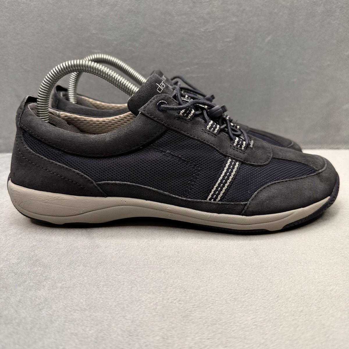 Womens 9.5-10 / EU 40 Dansko Helen Shoes Navy Suede Hiking 