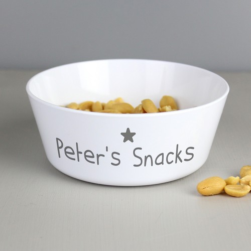 Personalised Children's Plastic Cereal Snack Bowl. Mealtime. For Boys. For Girls - Picture 4 of 11