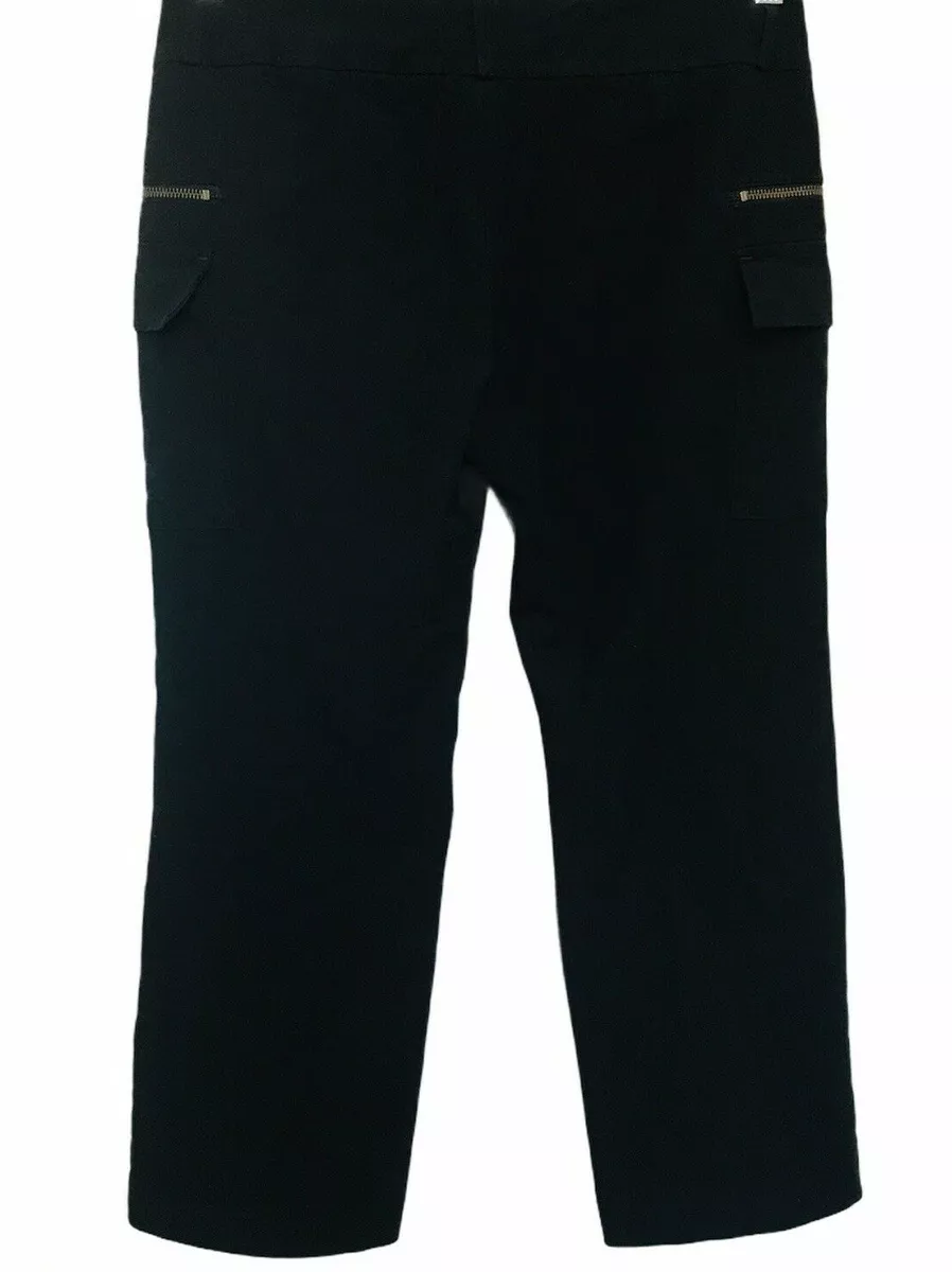 Women's black stretch sales pants with pockets