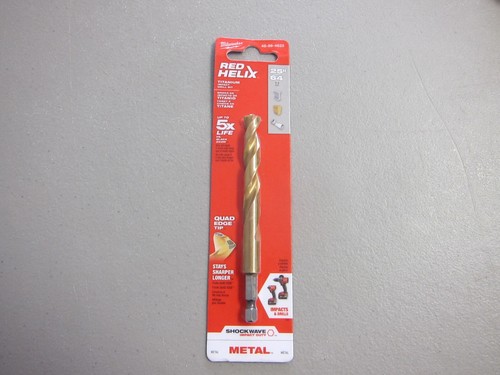 Milwaukee 48-89-4622 Punta per trapano a percussione Shockwave in titanio 25/64"
