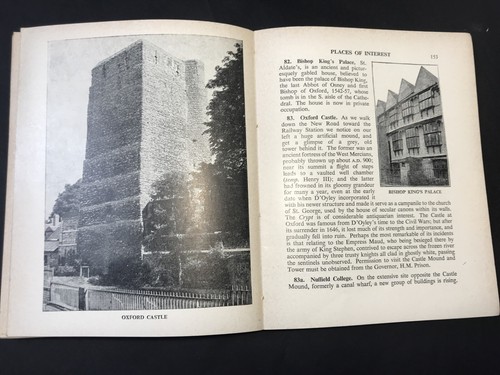 Vintage Book ALDEN’S OXFORD GUIDE 1954 with History, Photos & Advertisements - Picture 7 of 9