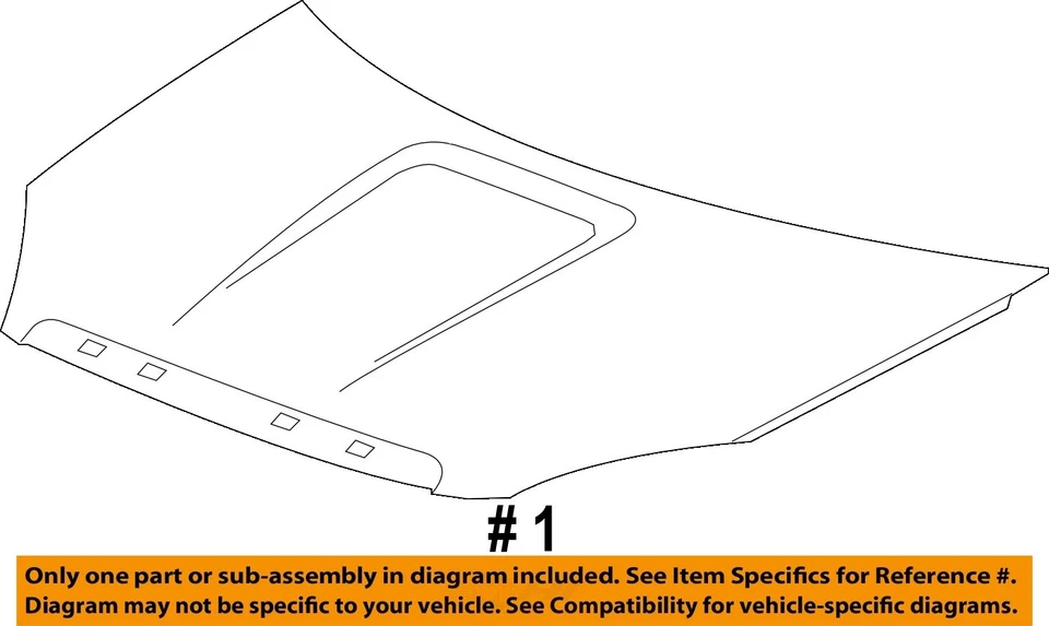 Used Hood fits: 2008 Gmc Acadia Grade A Foto 4 de 4