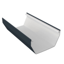 Guttering & Down Pipe Square 2m Length White, Black Chocolate Brown & Anthracite