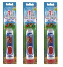 BL Spinbrush Powered Toothbrush Super Mario Soft *Three Pack*