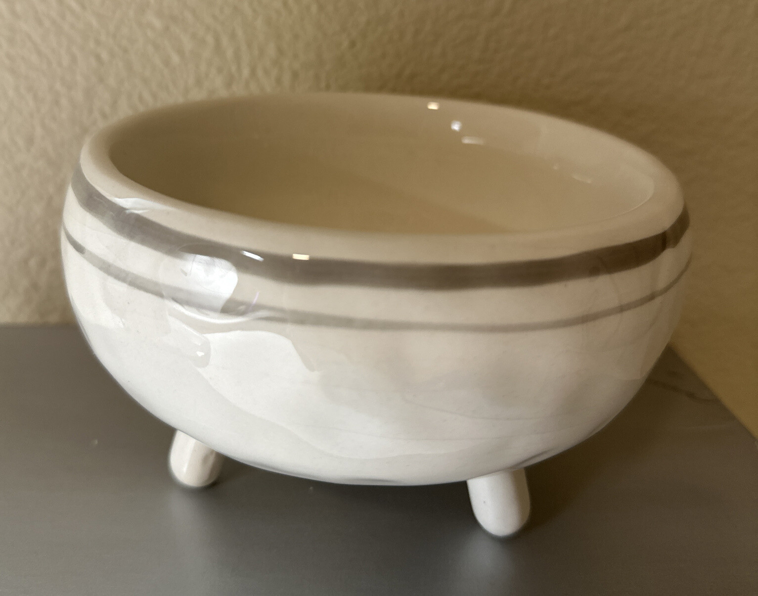 Mud Pie Guacamole Serving Dish 'guac’ Footed Bowl eBay