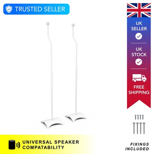 Universal Speaker Floor Stands, Pair - Surround Sound, Height Adjustable - Picture 7 of 11