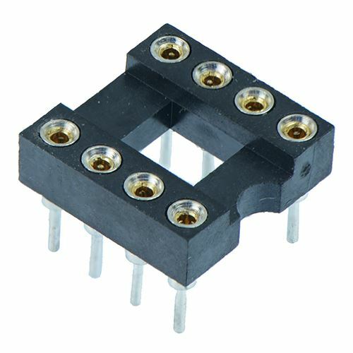 5 x 8 Pin Affondante / Dil Girati Pin Zoccoli Ic Connettore 0.8cm Pece
