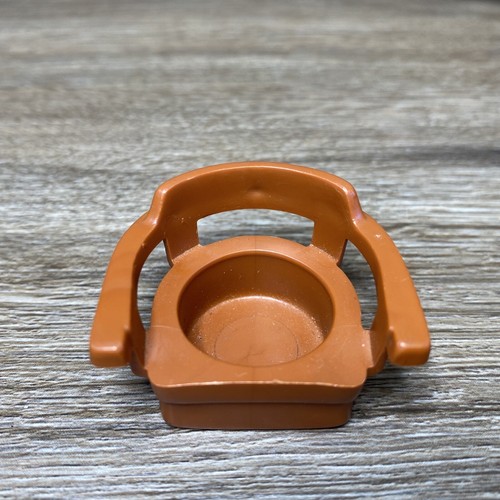 Fisher Price Little People BROWN KITCHEN DINING CHAIR Replacement Piece Vintage - Picture 5 of 10