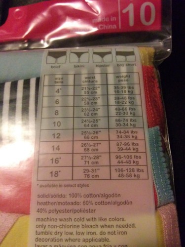 Wonder Nation 14 Pack Girls Bikinis Size 10 Beach Theme PantiesTaglessUnderwear - Picture 5 of 5