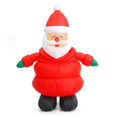 Inflatable Puffy Coat Santa  Inflatable New in Box by Seasonal LLC