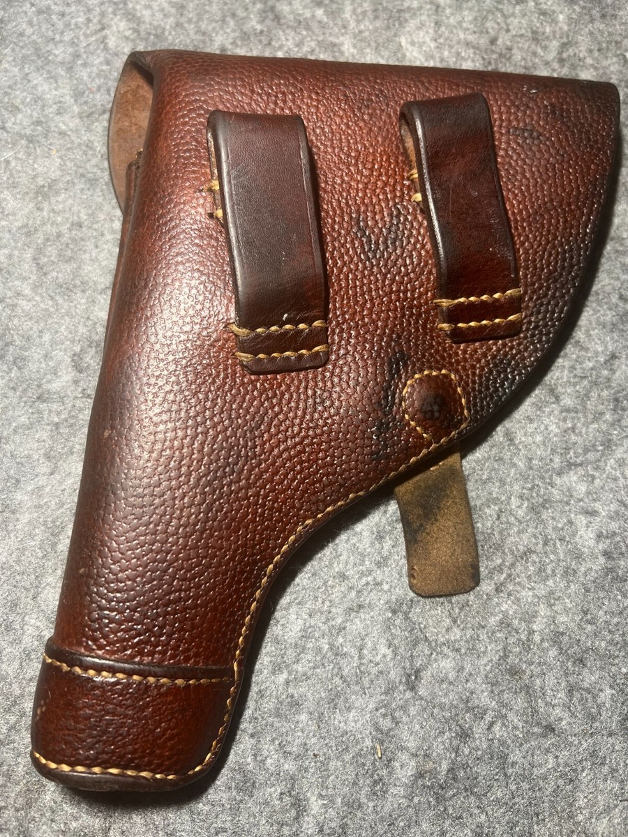 WWI, WWII Swedish Husqvarna M1907 Leather Holster | eBay