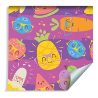 10M Vlies Tapete Rolle Kinderzimmer Obst GemüSe Brille Xxl 513