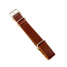 20mm Oxblood Horween Shell Cordovan leather Watch Strap for Rolex