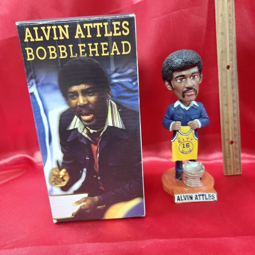Bobblehead con caja Alvin Attles Golden State Warriors - baloncesto de la NBA - Imagen 3 de 15