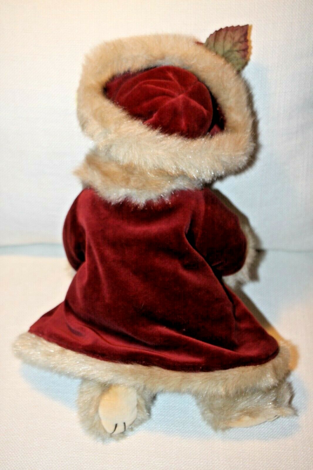 New Bearington Bears 14" Virginia Bear 1072 Teddy Bear Christmas Plush