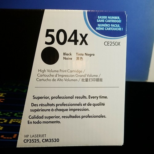 HP 504X Wysokiej wydajności oryginalny toner LaserJet, czarny (CE250X) - Zdjęcie 6 z 6