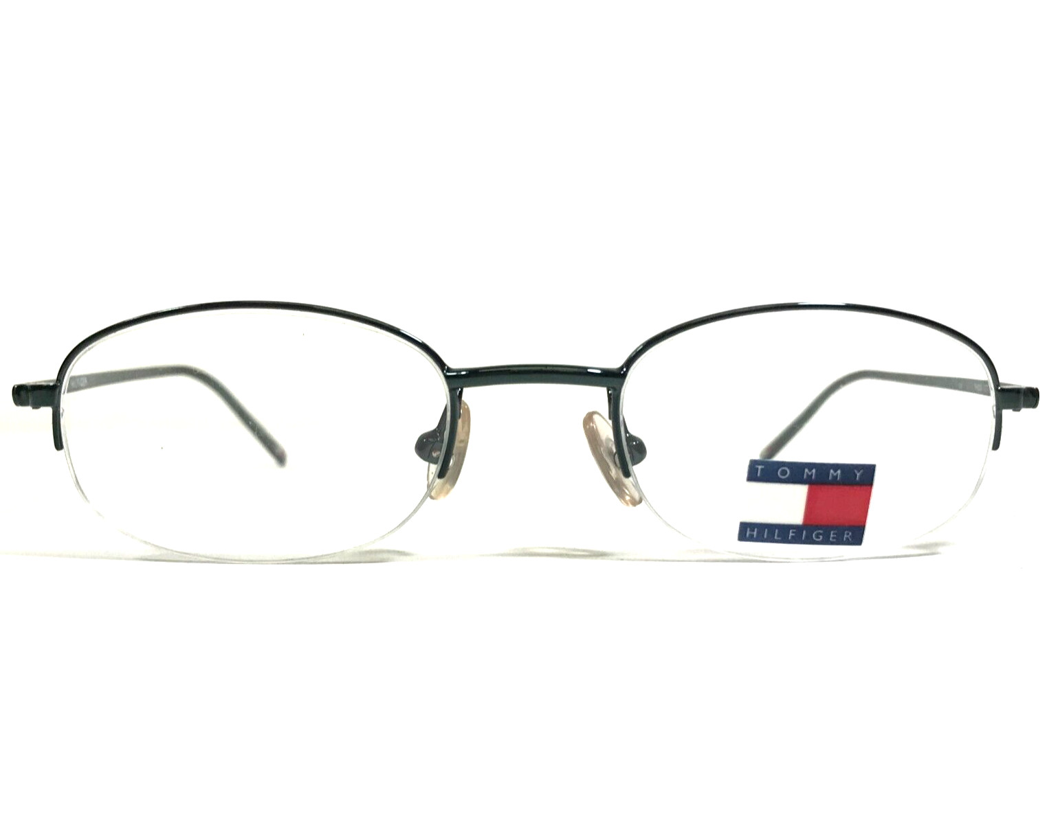 Оправа для очков Tommy Hilfiger THI233 073 Синяя круглая полуободка 47-20-145