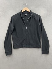 Nike Women s Medium Full Zip Front Slightly Cropped Black