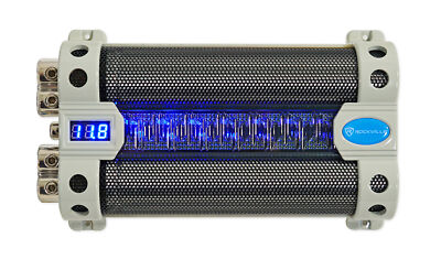 Rockville RFC50F v2 50 Farad Car Audio Capacitor w/ Blue Voltage