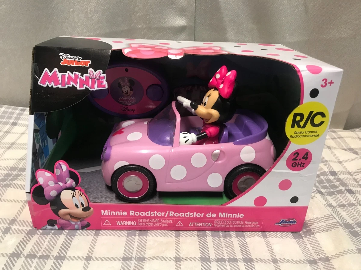 Disney Junior Minnie Mouse Roadster RC Car with Polka Dots, 2.4 ghz Brand  New