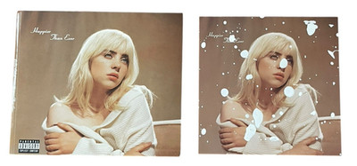 Billie Eilish Happier Than Ever CD Splatter Art Card Limited Edition NEW OPEN