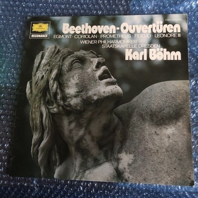 BEETHOVEN Overtures KARL BOHM ~ 1975 DG Germany NM