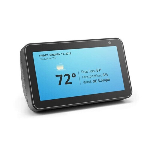 Anti-Scratch Screen Protector HD Tempered Glass Film for Amazon Echo Show 5 - Picture 6 of 6