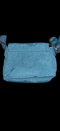 Kipling Aveline Blue Nylon Flap Crossbody Shoulder Bag Purse - Picture 5 of 6